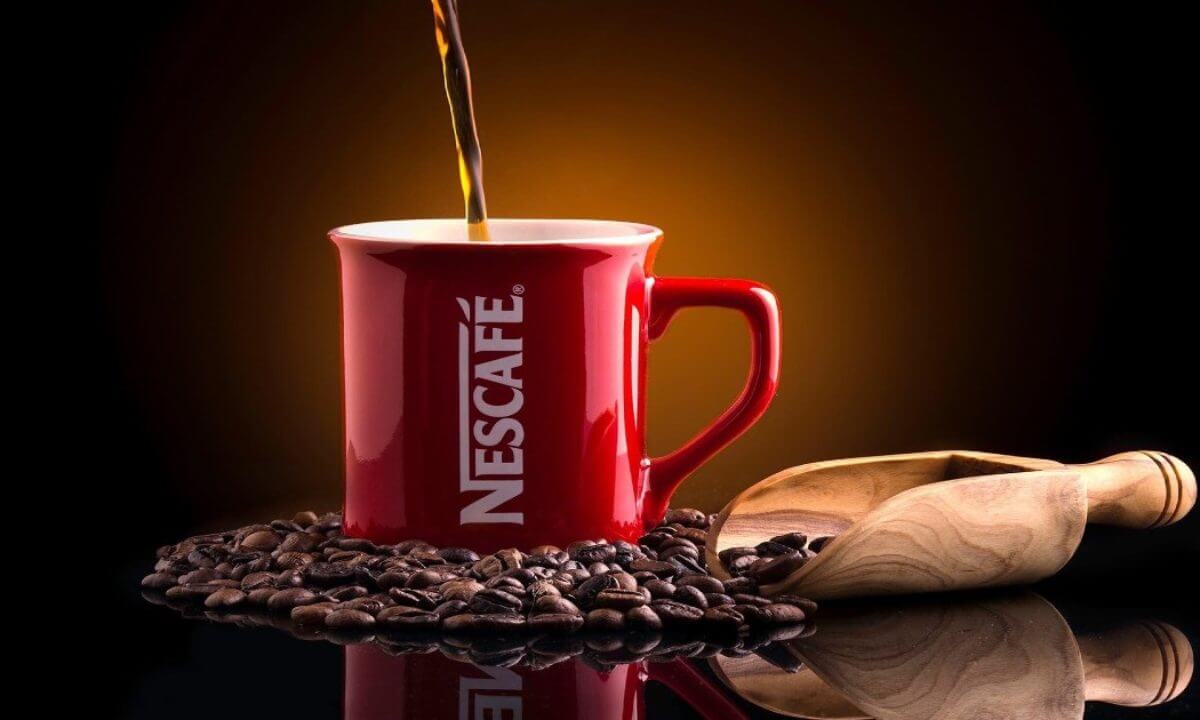 Nescafe rød kaffekop