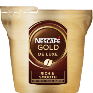 Nescafe gold de luxe pose